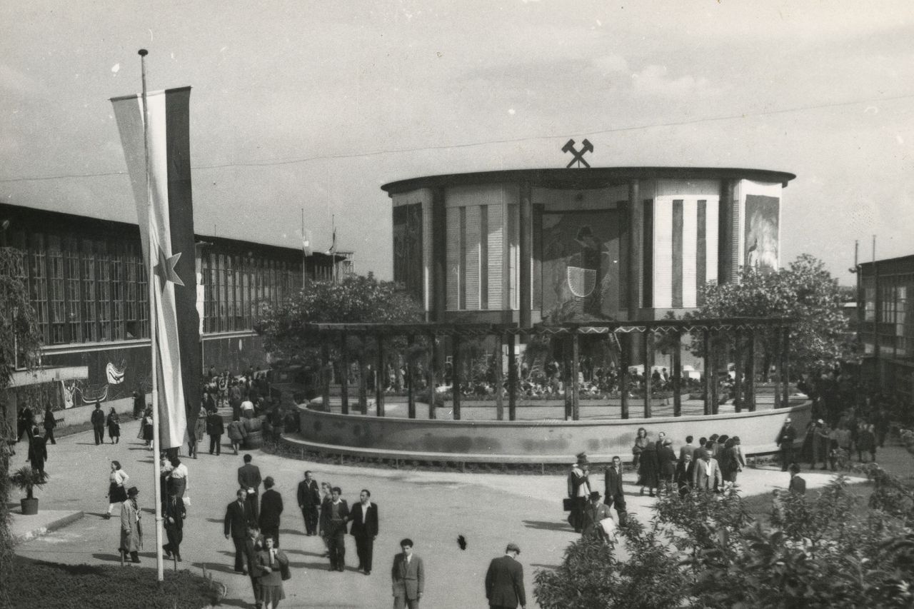 Zagrebački velesajam, Savska cesta (današnji Tehnički muzej), oko 1952. godine
